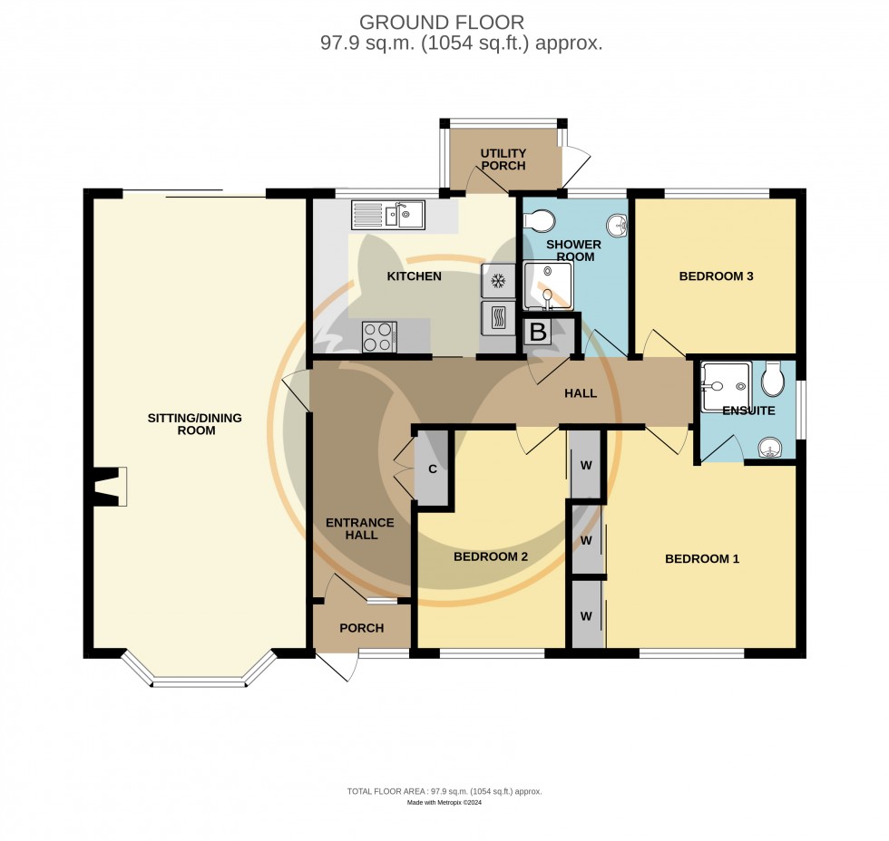 Floorplan for Milford on Sea, Lymington, Hampshire