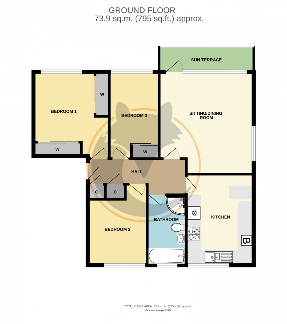 Floorplan for Milford on Sea, Lymington, Hampshire