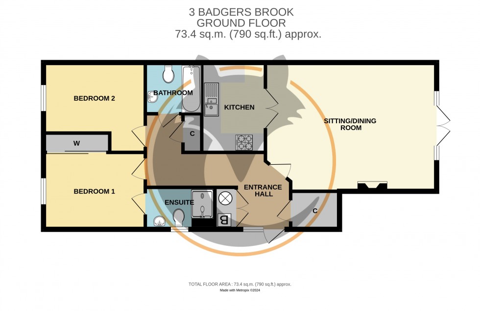 Floorplan for Milford on Sea, Lymington, Hampshire