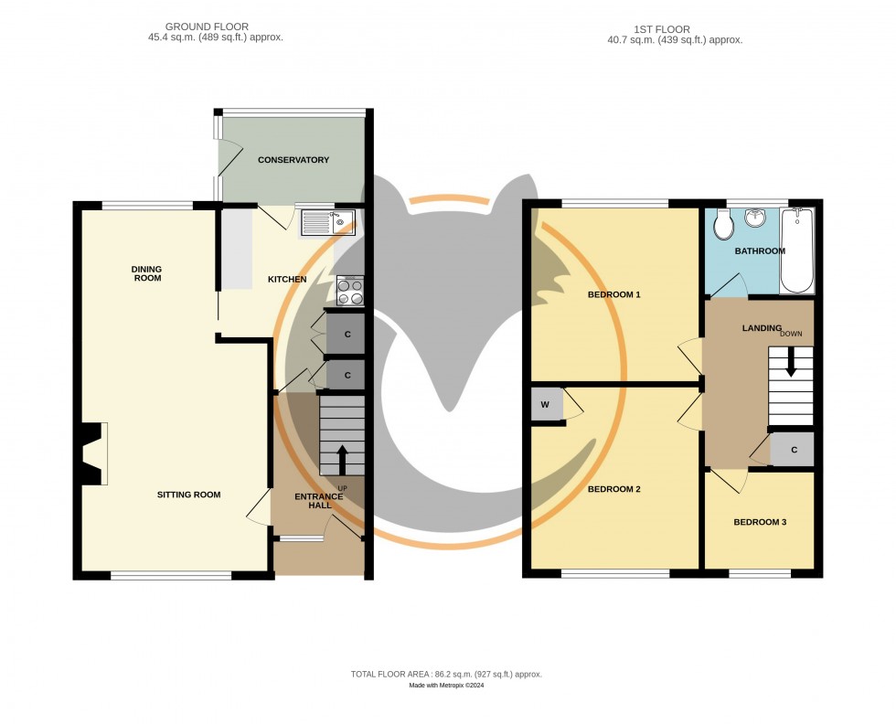 Floorplan for Milford on Sea, Lymington, Hampshire