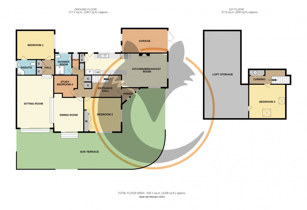 Floorplan for Milford on Sea, Lymington, Hampshire