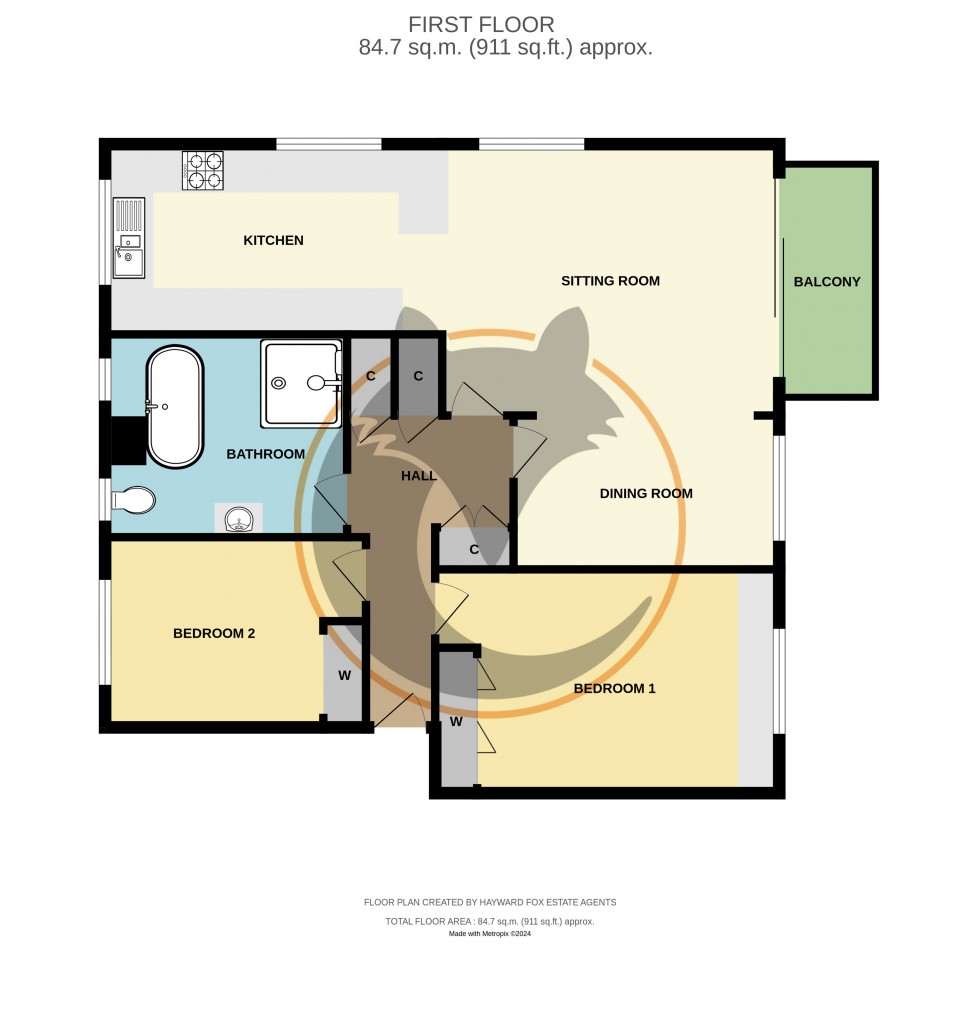 Floorplan for Milford on Sea, Lymington, Hampshire