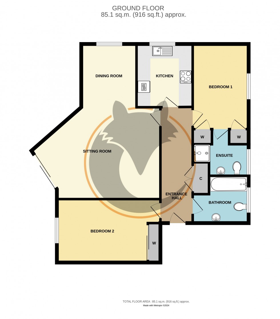 Floorplan for Milford on Sea, Lymington, Hampshire