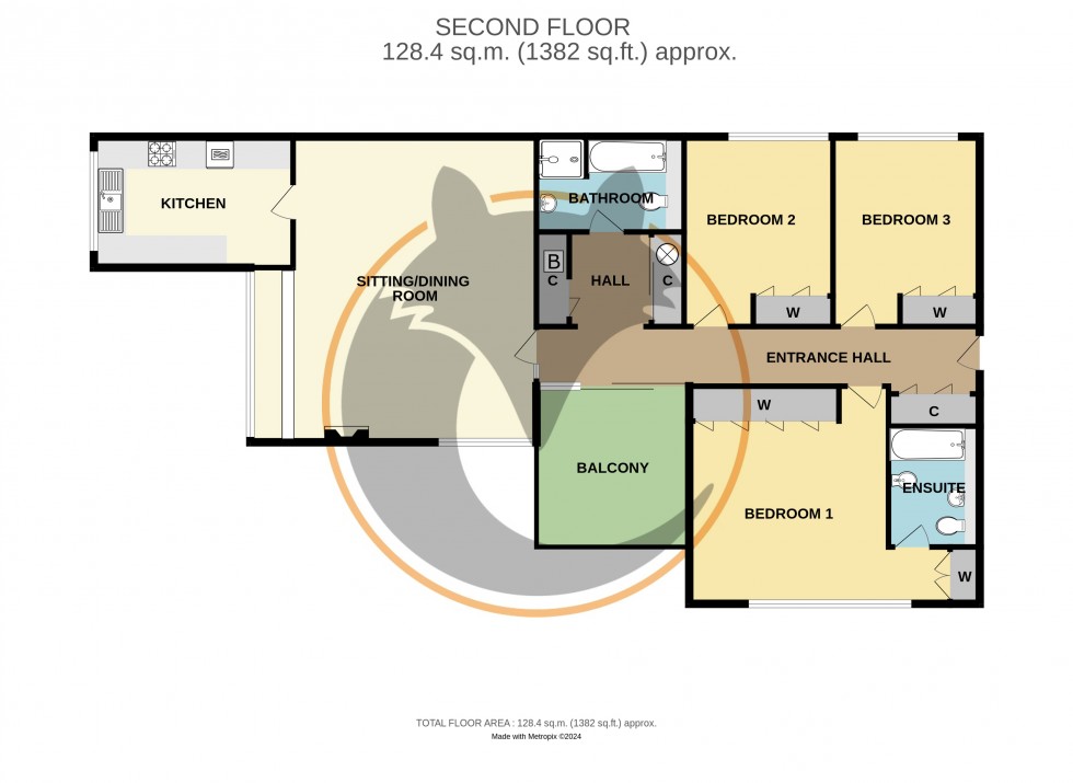 Floorplan for Milford on Sea, Lymington, Hampshire