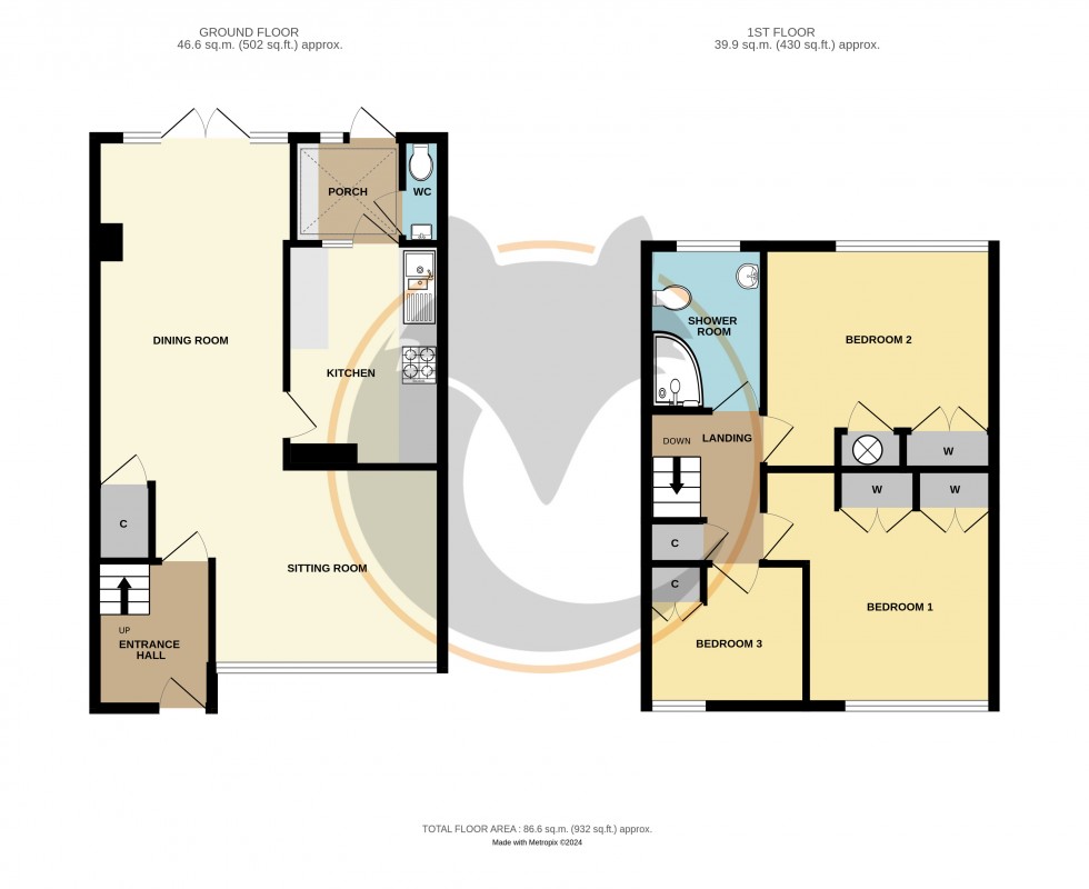 Floorplan for Milford on Sea, Lymington, Hampshire