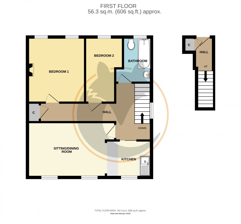 Floorplan for Milford on Sea, Lymington, Hampshire