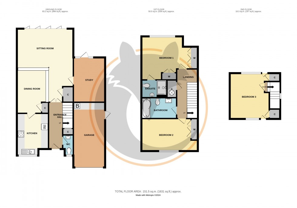 Floorplan for Milford on Sea, Lymington, Hampshire