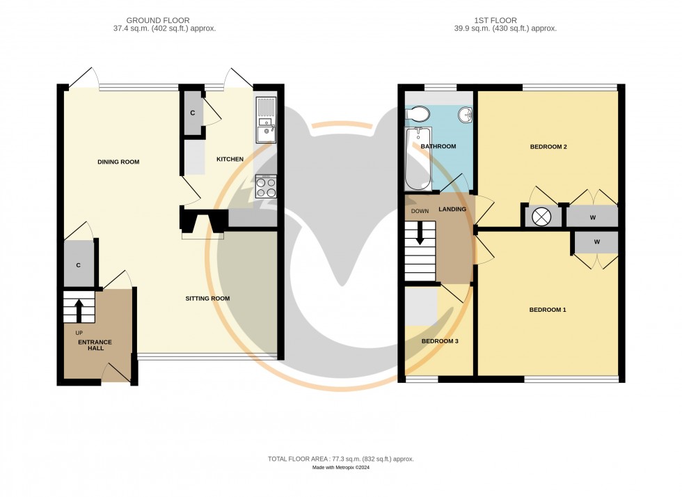 Floorplan for Milford on Sea, Lymington, Hampshire