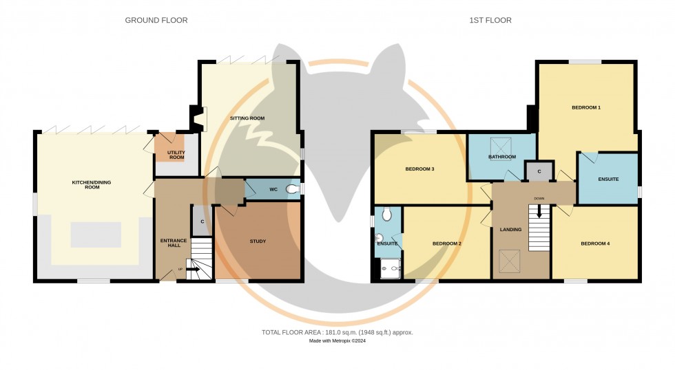 Floorplan for Everton, Lymington, Hampshire