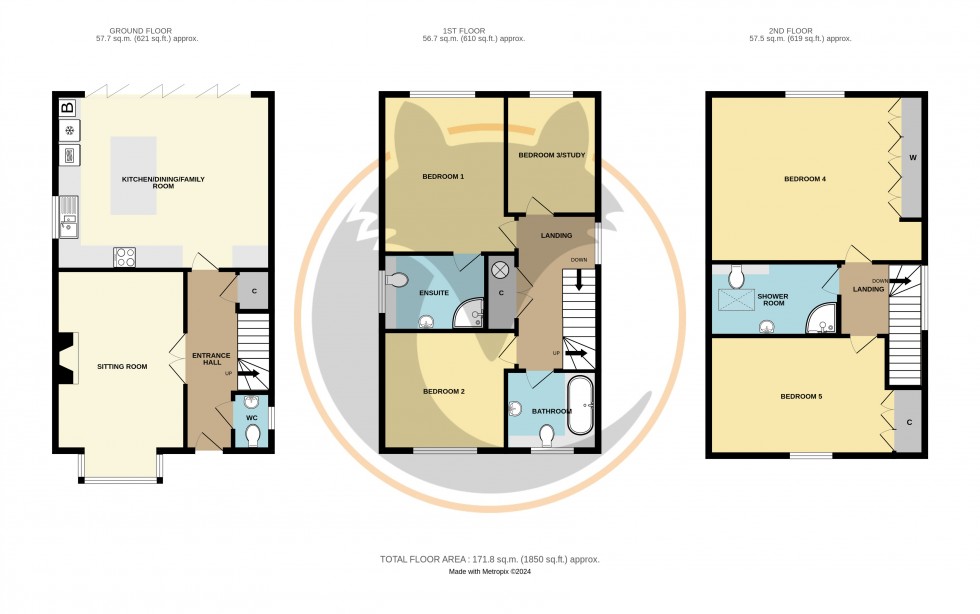 Floorplan for Milford on Sea, Lymington, Hampshire