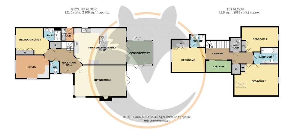 Floorplan for Milford on Sea, Lymington, Hampshire