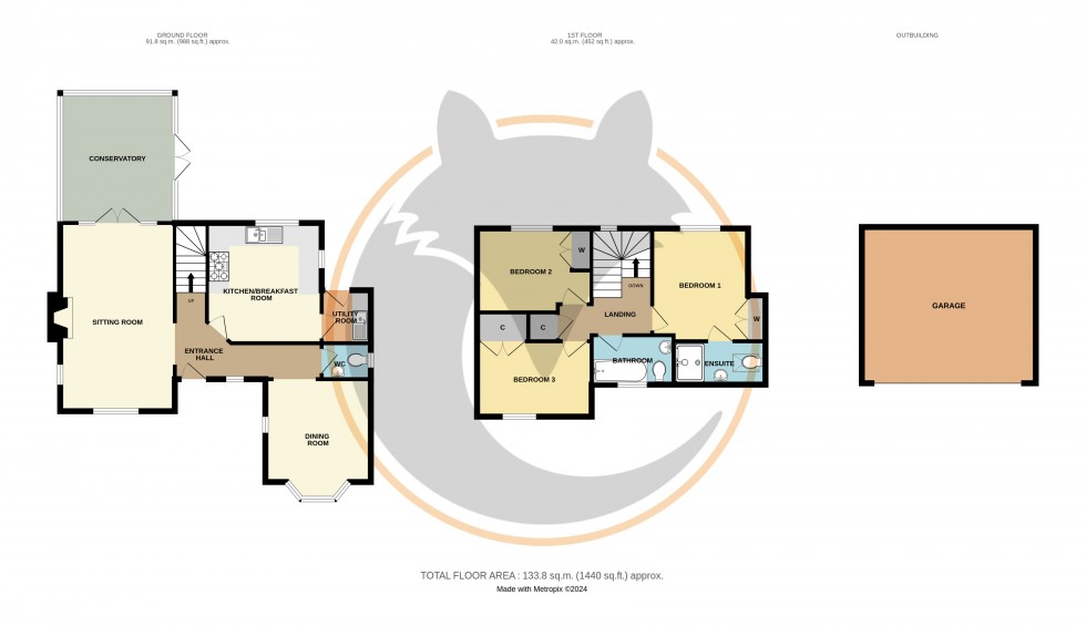 Floorplan for Keyhaven, Lymington, Hampshire