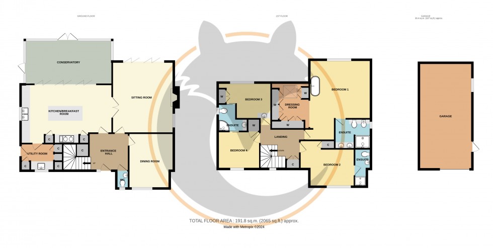 Floorplan for Everton, Lymington, Hampshire