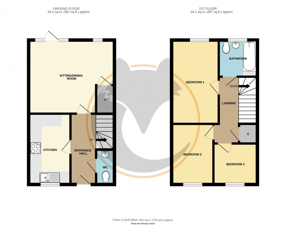 Floorplan for Milford on Sea, Lymington, Hampshire