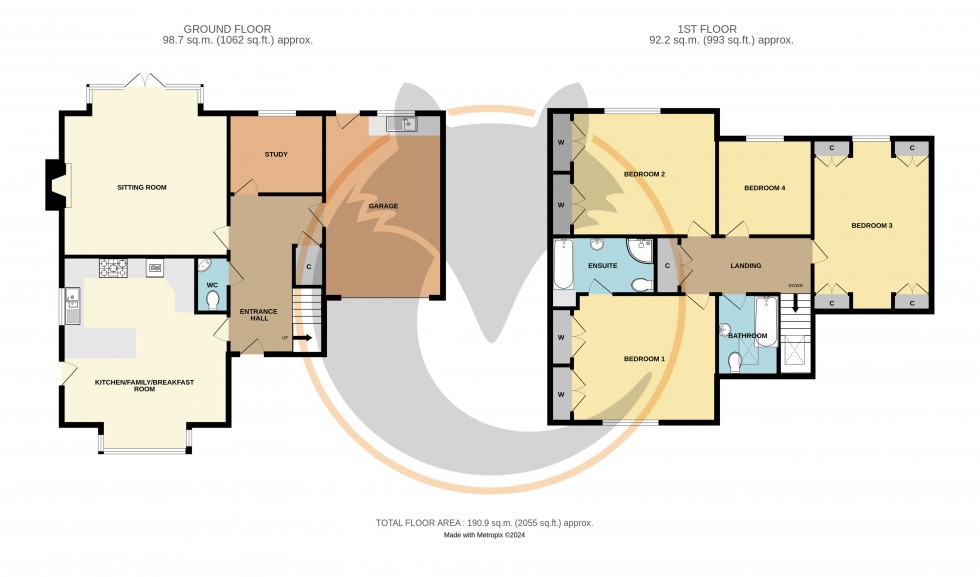 Floorplan for Milford on Sea, Lymington, Hampshire