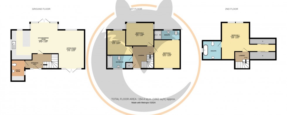 Floorplan for Everton, Lymington, Hampshire