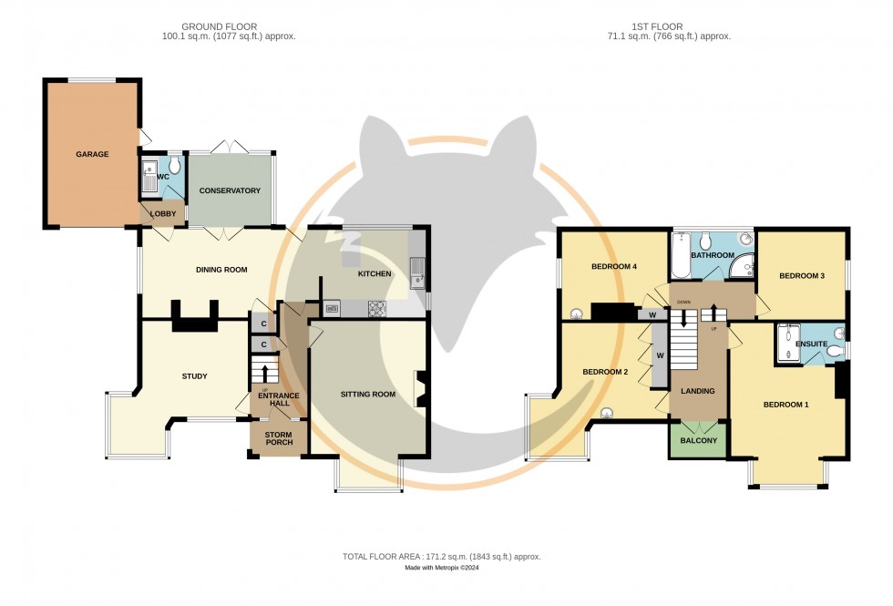 Floorplan for Milford on Sea, Lymington, Hampshire