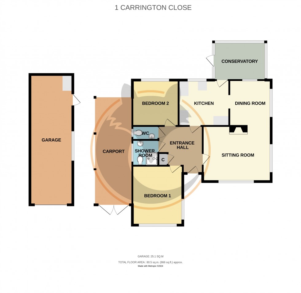 Floorplan for Milford on Sea, Lymington, Hampshire