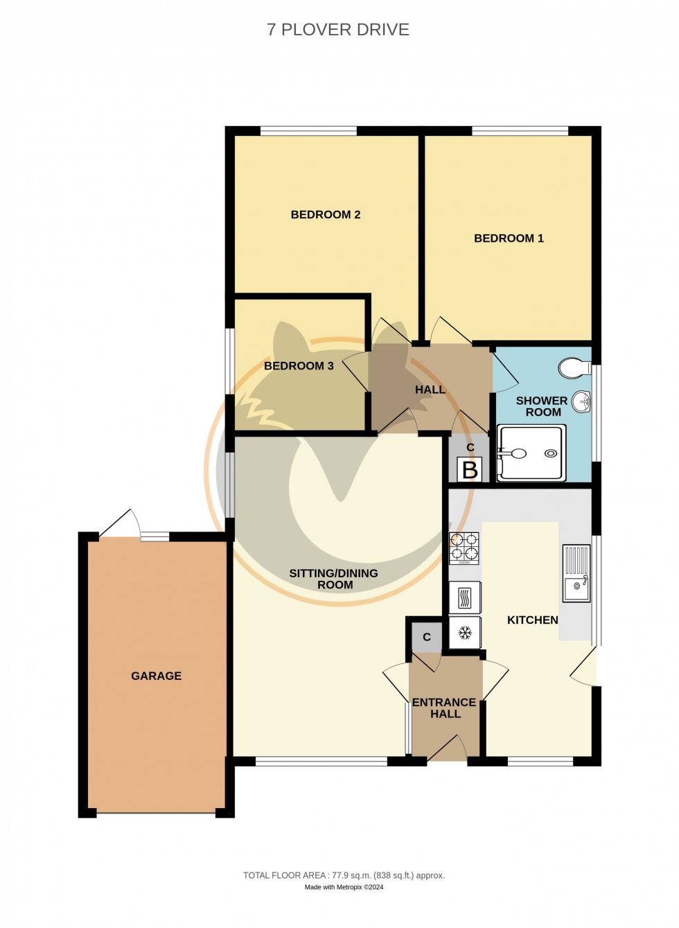 Floorplan for Milford on Sea, Lymington, Hampshire