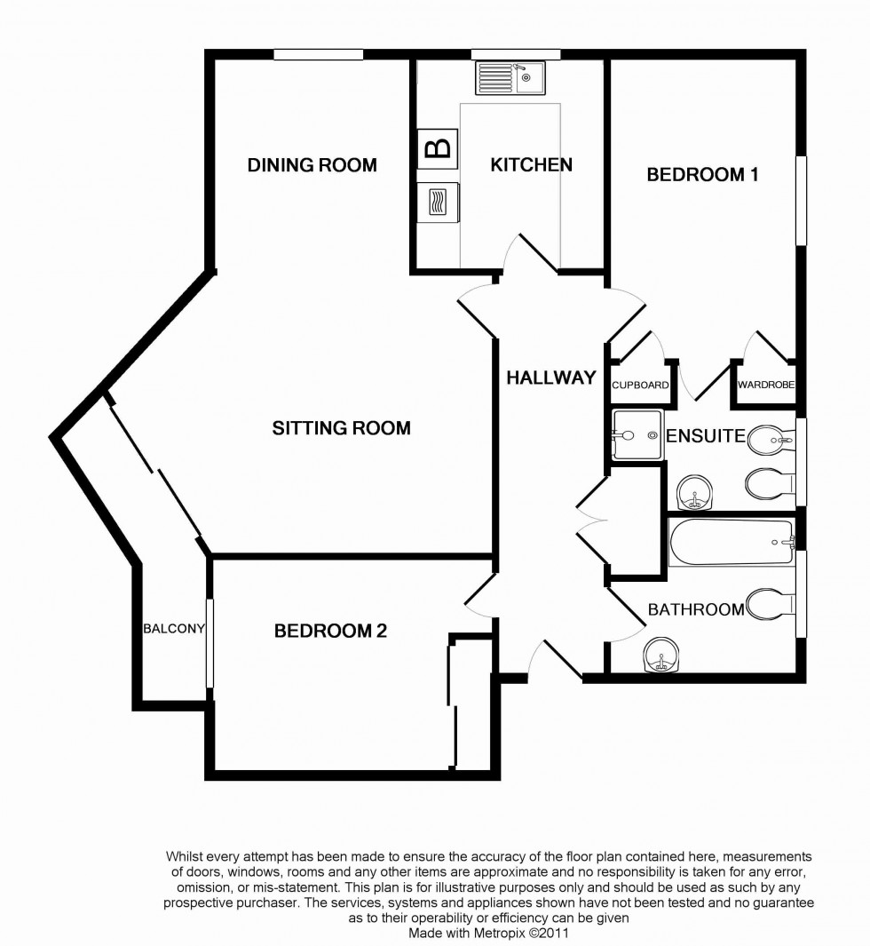 Floorplan for Milford on Sea, Lymington, Hampshire