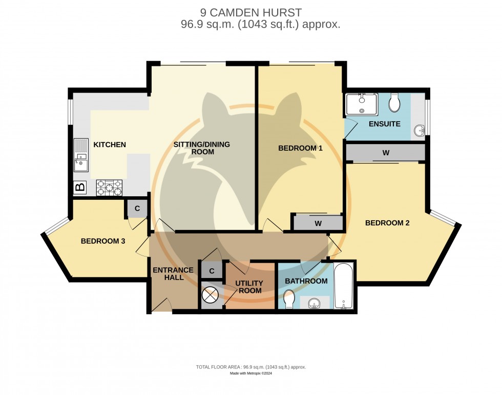 Floorplan for Milford on Sea, Lymington, Hampshire