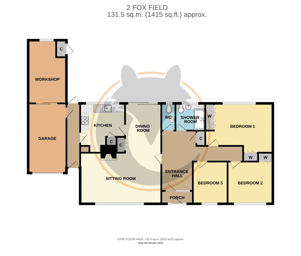 Floorplan for Everton, Lymington, Hampshire