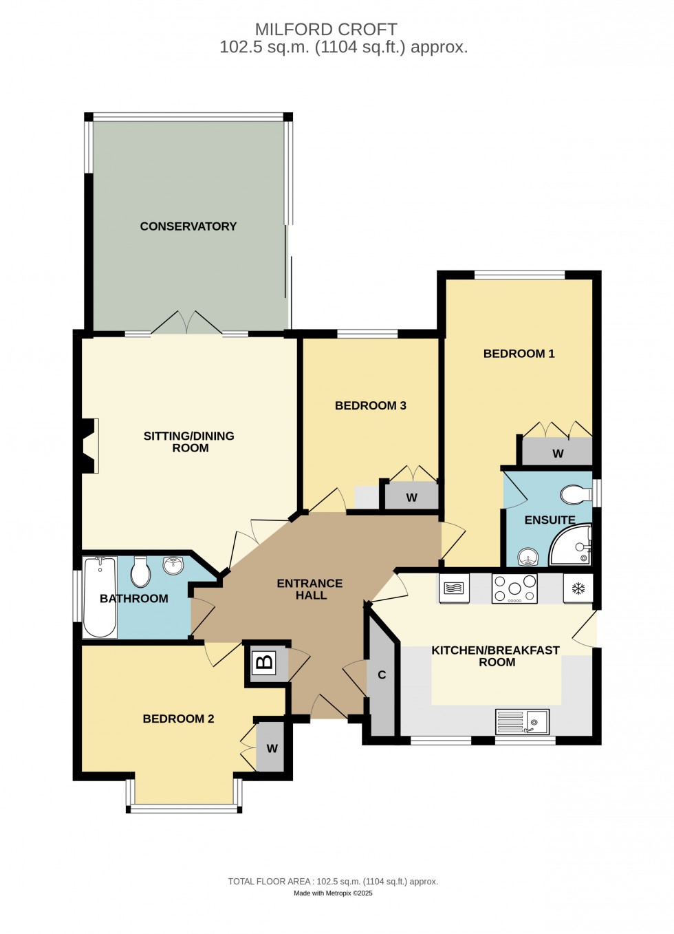 Floorplan for Milford on Sea, Lymington, Hampshire