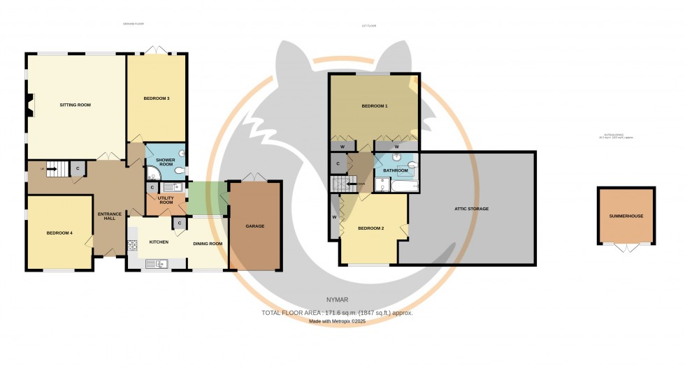 Floorplan for Keyhaven, Lymington, Hampshire