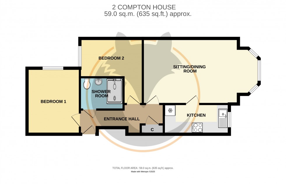 Floorplan for Milford on Sea, Lymington, Hampshire