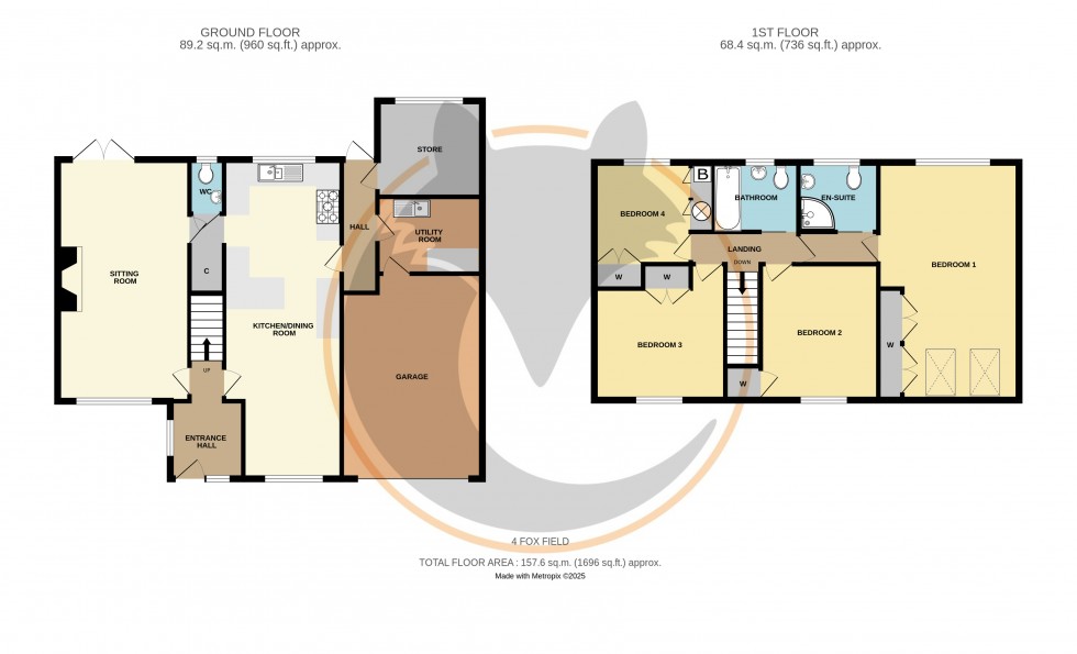 Floorplan for Everton, Lymington, Hampshire