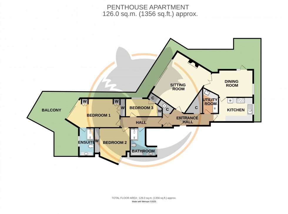 Floorplan for Milford on Sea, Lymington, Hampshire