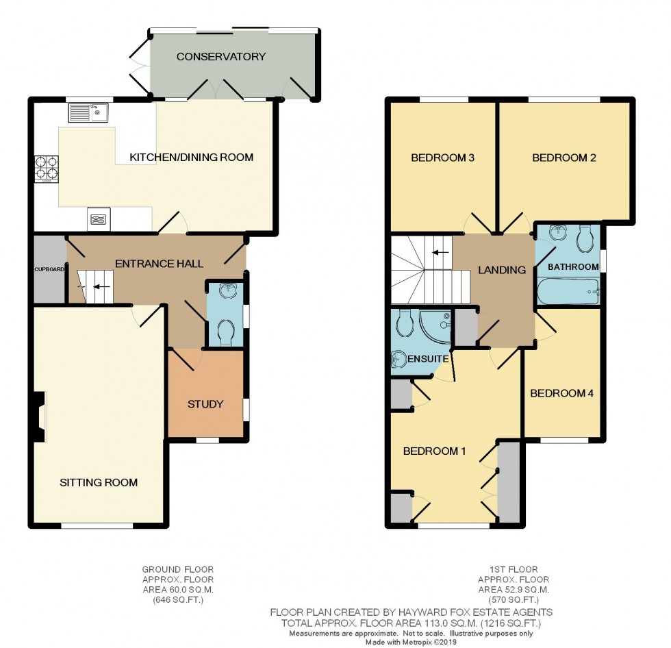 Floorplan for Hordle, Lymington, Hampshire