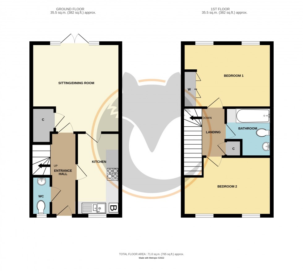 Floorplan for Barton on Sea, New Milton, Hampshire