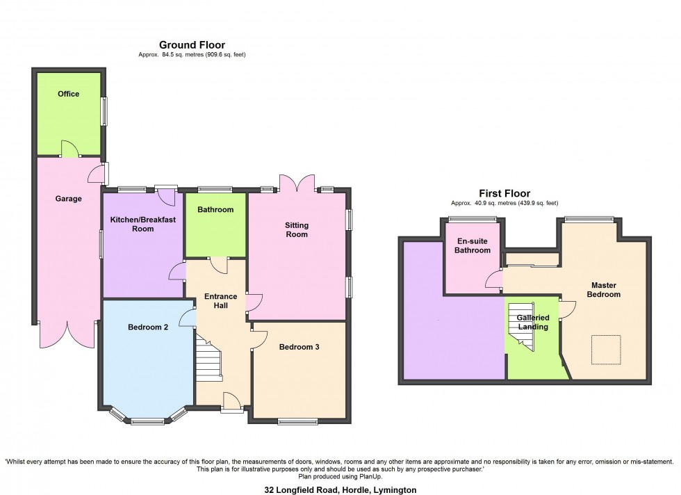 Floorplan for Hordle, Lymington, Hampshire