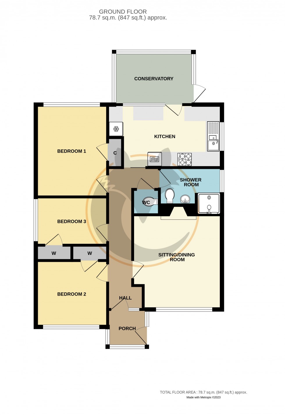 Floorplan for Hordle, Lymington, Hampshire