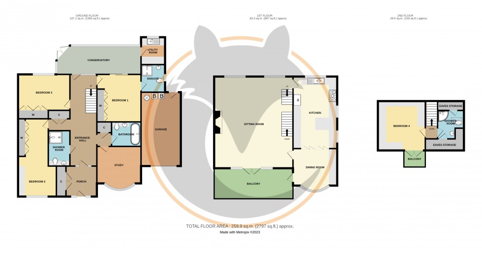 Floorplan for Barton on Sea, New Milton, Hampshire