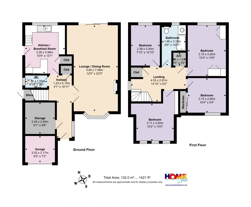 Floorplan for Bransgore, Christchurch, Hampshire