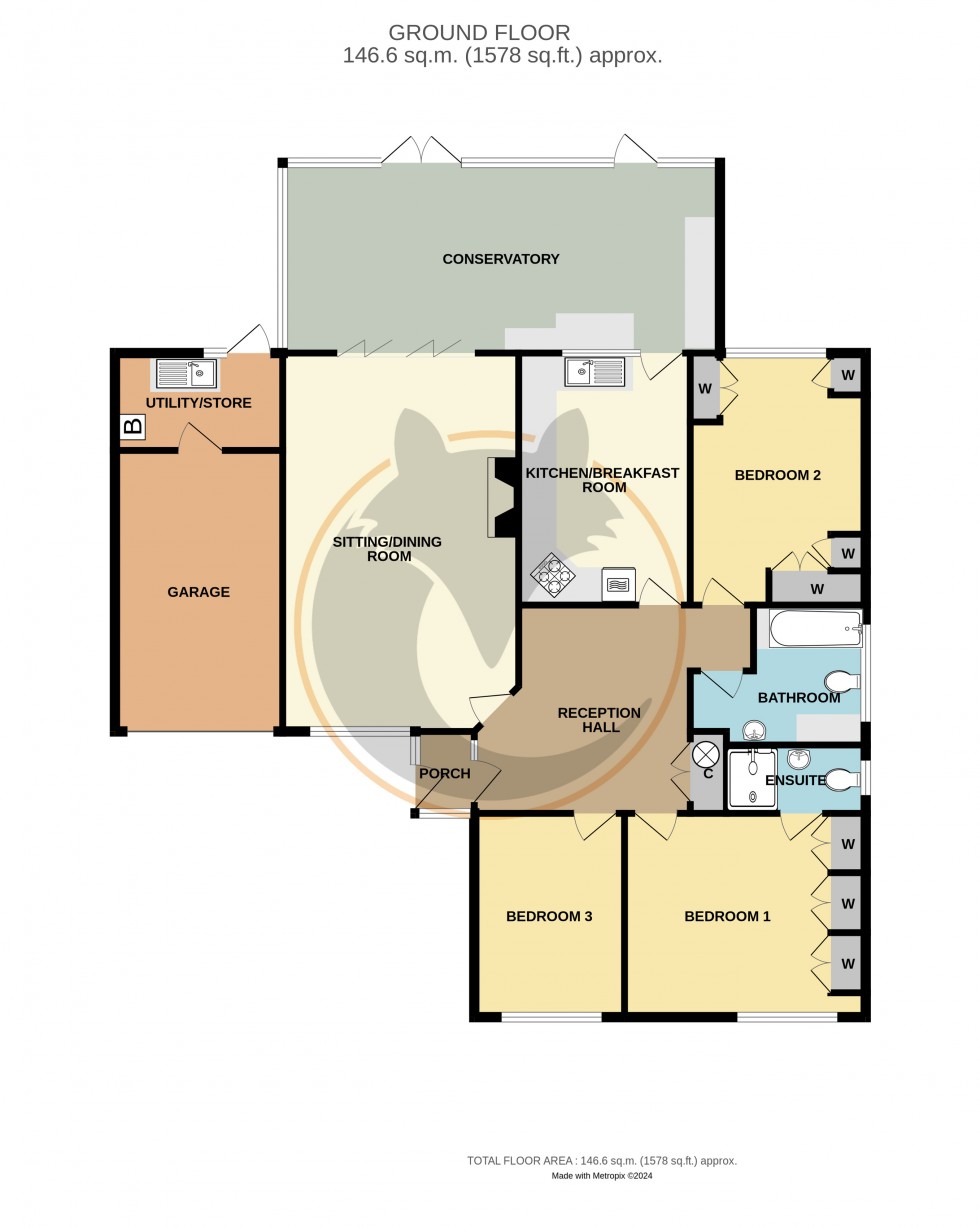 Floorplan for Barton on Sea, New Milton, Hampshire