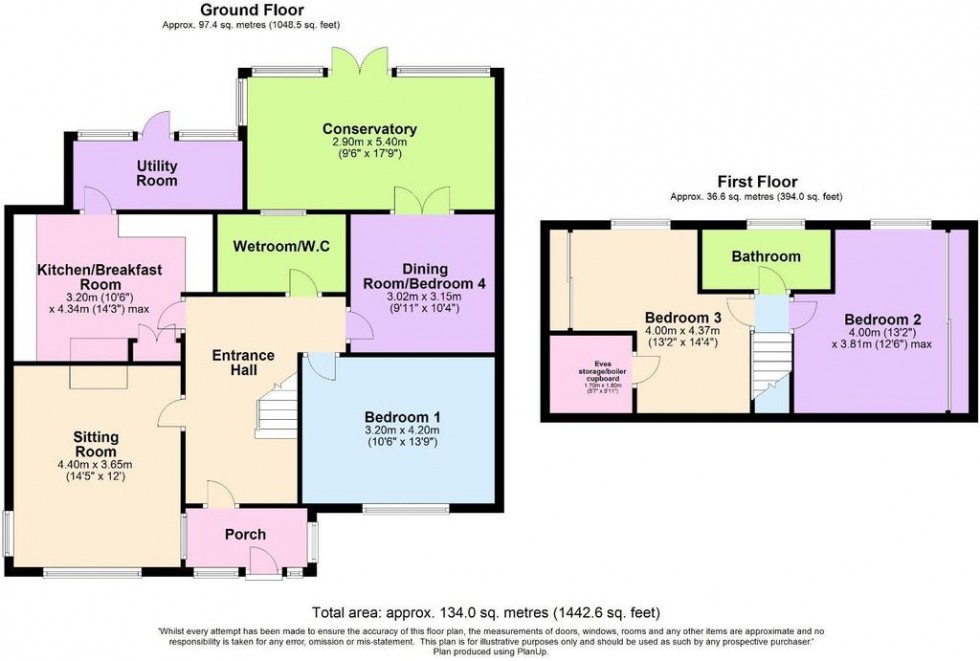 Floorplan for Hordle, Lymington, Hampshire