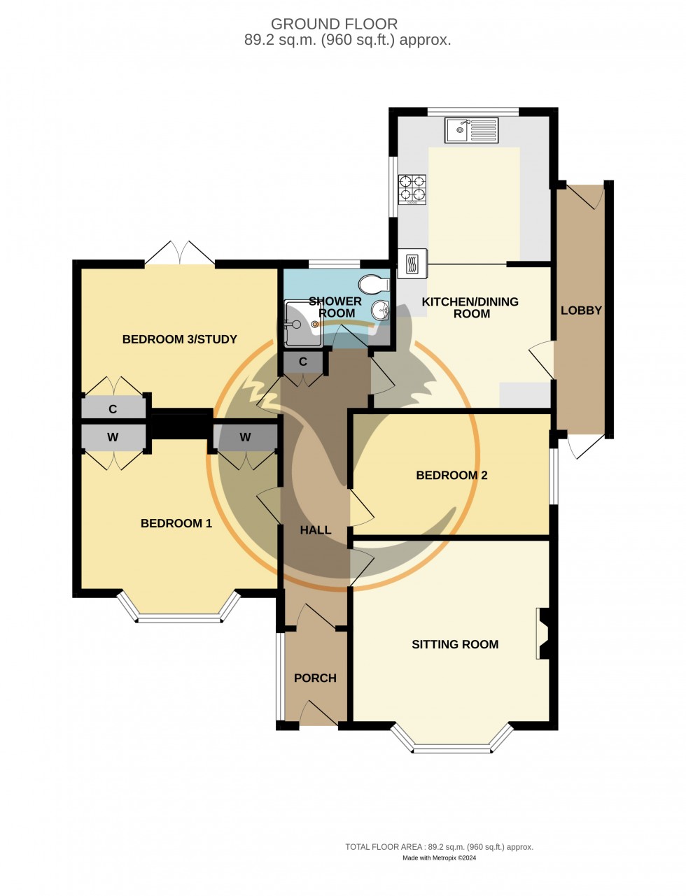 Floorplan for Barton on Sea, New Milton, Hampshire