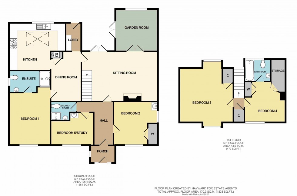 Floorplan for Hordle, Lymington, Hampshire