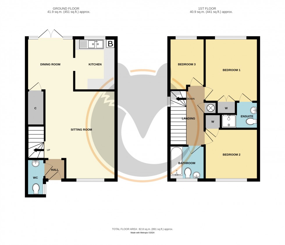 Floorplan for Barton on Sea, New Milton, Hampshire