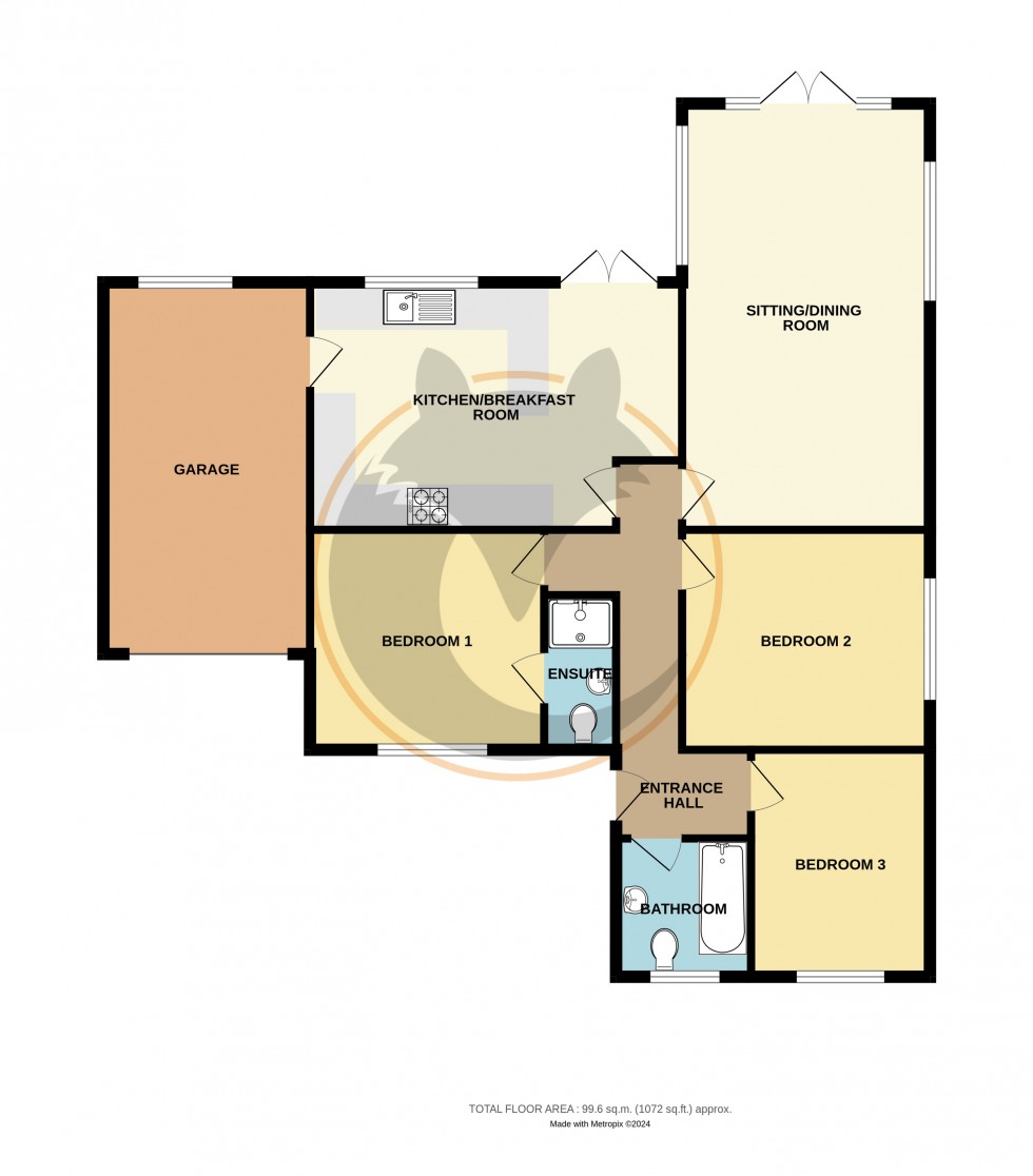 Floorplan for Ashley, New Milton, Hampshire