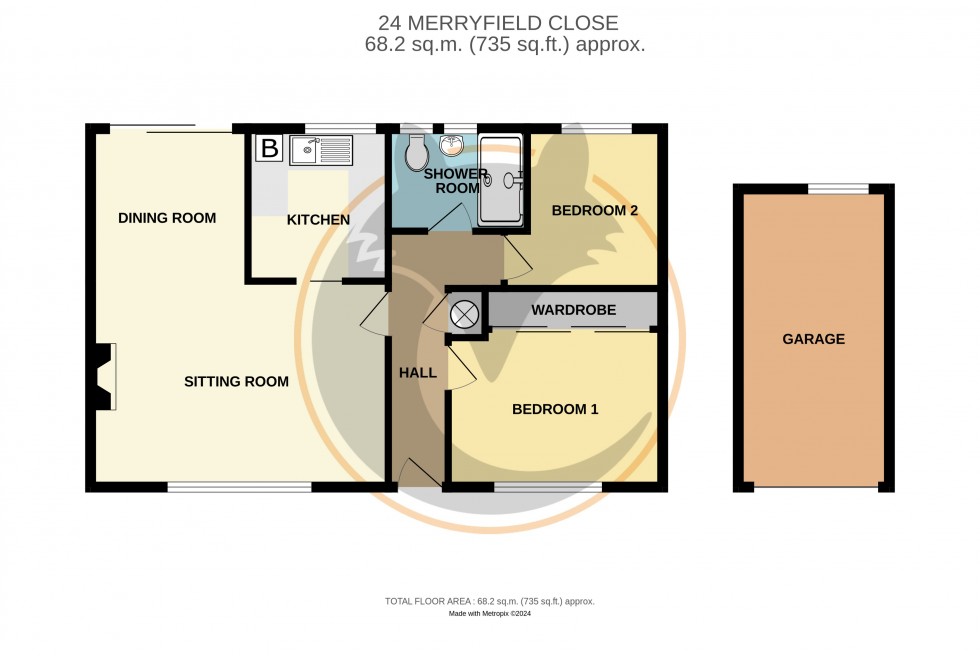 Floorplan for Bransgore, Christchurch, Hampshire