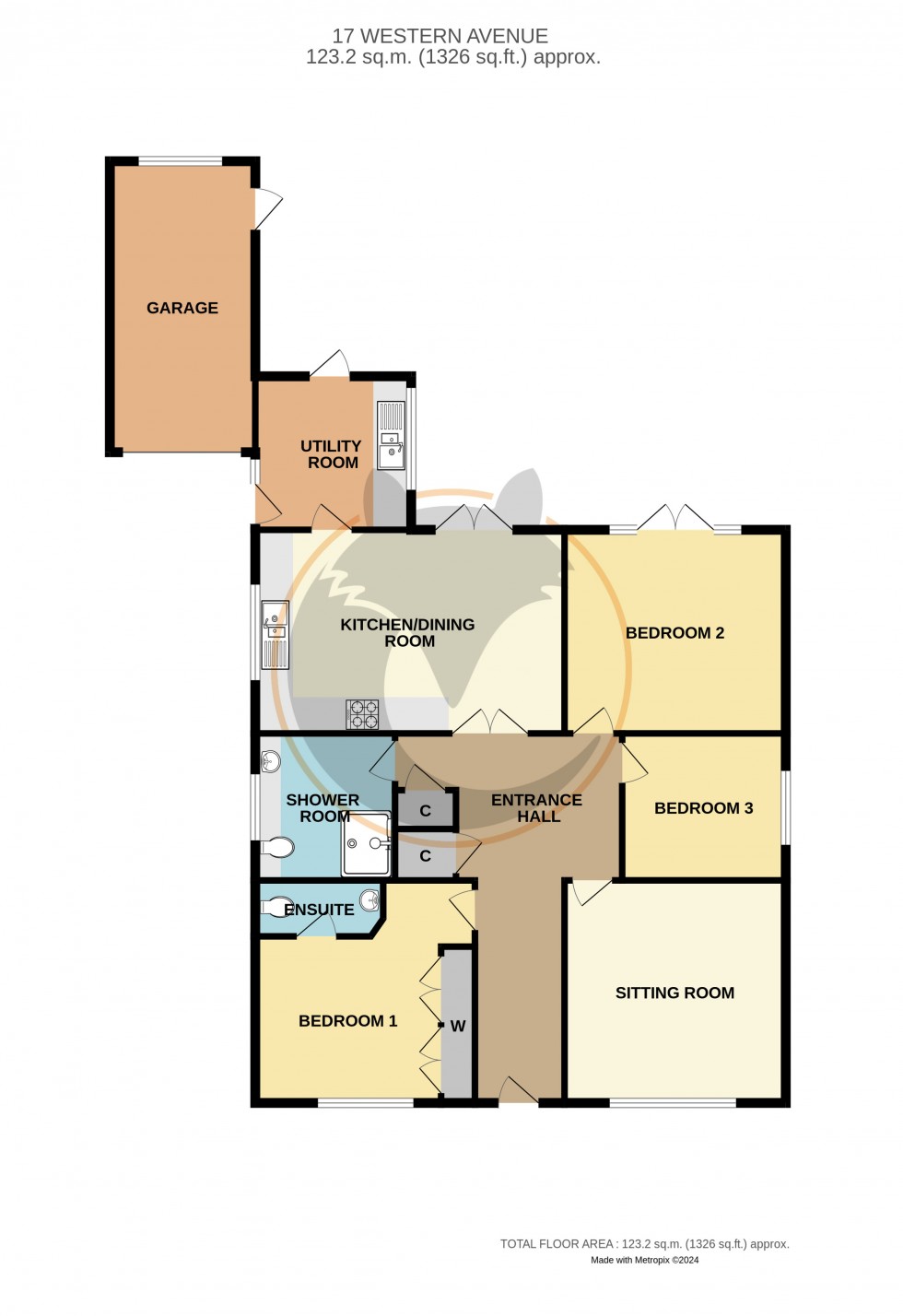 Floorplan for Barton on Sea, New Milton, Hampshire