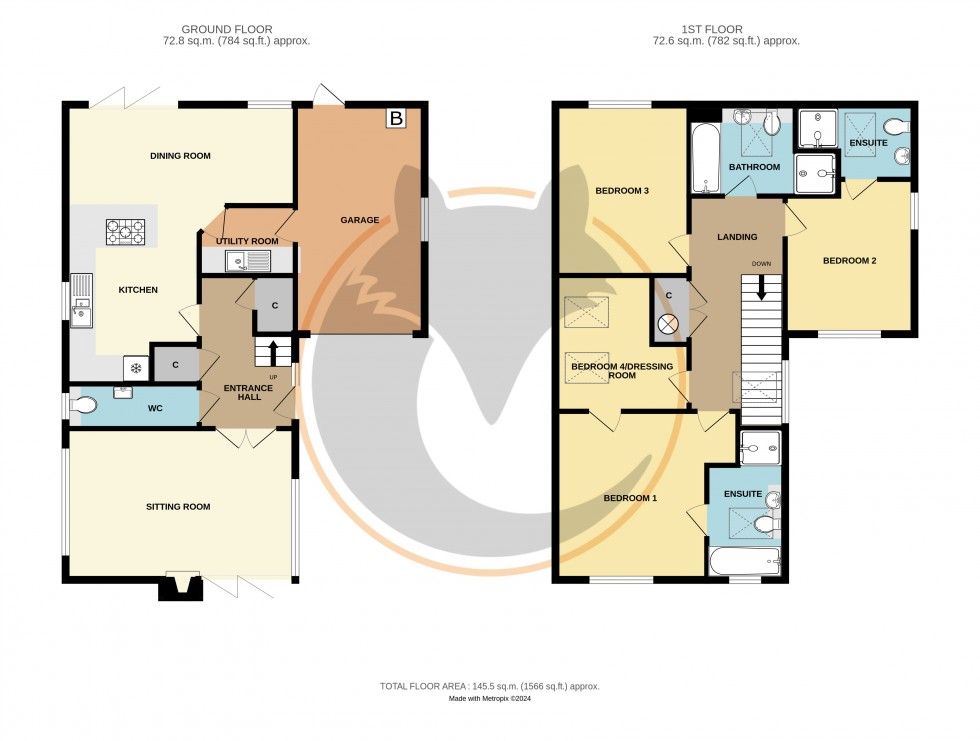 Floorplan for Hordle, Lymington, Hampshire