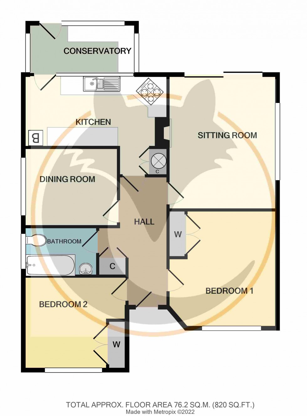 Floorplan for Hordle, Lymington, Hampshire