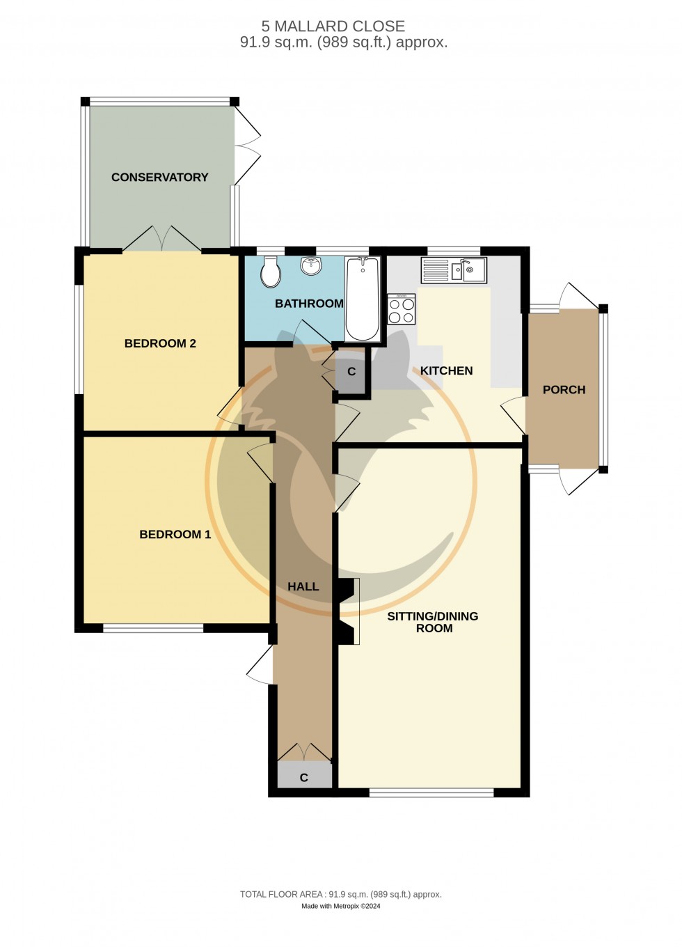 Floorplan for Hordle, Lymington, Hampshire