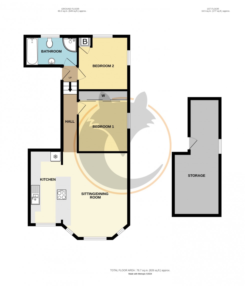 Floorplan for Barton on Sea, New Milton, Hampshire