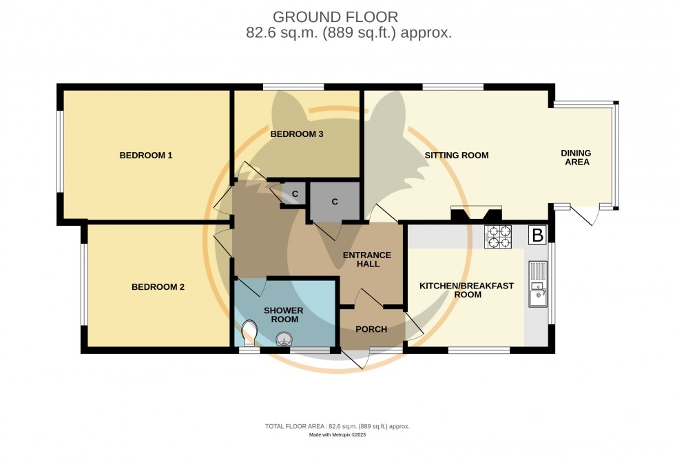 Floorplan for Barton on Sea, New Milton, Hampshire